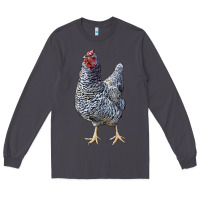 Smoke Dominique Chicken Long Sleeve Tee - LillyAllenDesigns