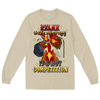 Mushroom relax were all crazy its not competition Long Sleeve Tee - JahusDesignShop