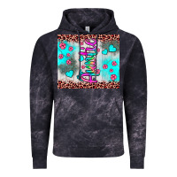 Cloud Black auntie leopard turquoise Vintage Hoodie - JahusDesignShop