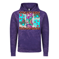 Cloud Purple auntie leopard turquoise Vintage Hoodie - JahusDesignShop