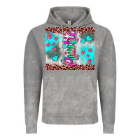 Cloud Rock auntie leopard turquoise Vintage Hoodie - JahusDesignShop