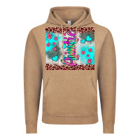 Auntie Leopard Turquoise Vintage Hoodie | Teevron