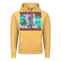 Vintage Mustard auntie leopard turquoise Vintage Hoodie - JahusDesignShop