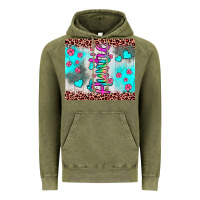 Vintage Olive auntie leopard turquoise Vintage Hoodie - JahusDesignShop