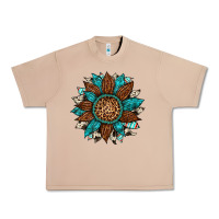 Burro gemstone cowhide leopard turquoise sunflower Urban Heavy Tee - Artiststas