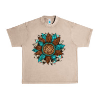 French Oak gemstone cowhide leopard turquoise sunflower Urban Heavy Tee - Artiststas
