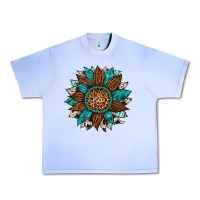Grape Ice gemstone cowhide leopard turquoise sunflower Urban Heavy Tee - Artiststas