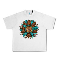 Lunar Rock gemstone cowhide leopard turquoise sunflower Urban Heavy Tee - Artiststas
