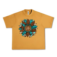 Peanut Butter gemstone cowhide leopard turquoise sunflower Urban Heavy Tee - Artiststas