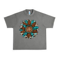Tornado gemstone cowhide leopard turquoise sunflower Urban Heavy Tee - Artiststas