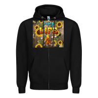 Black camp life Zipper Hoodie - NancyCooperArtShop
