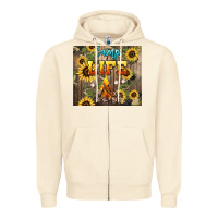 Sandshell camp life Zipper Hoodie - NancyCooperArtShop