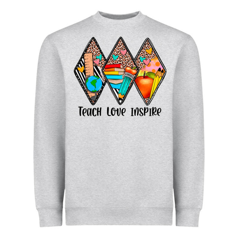 Teach Love Inspire Heavyweight Sweatshirt by JahusDesignShop | Teevron