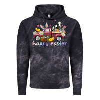 Cloud Black happy easter trucks Vintage Hoodie - AdoDesignShop