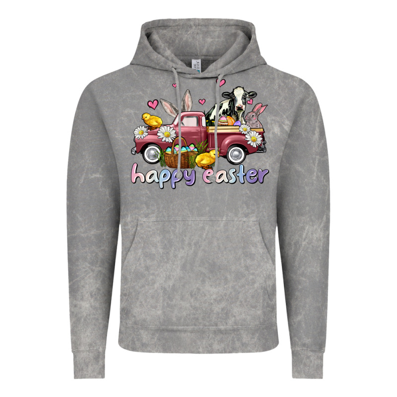 Happy Easter Trucks Vintage Hoodie by AdoDesignShop | Teevron