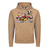 Vintage Coffee happy easter trucks Vintage Hoodie - AdoDesignShop
