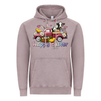 Vintage Zinc happy easter trucks Vintage Hoodie - AdoDesignShop