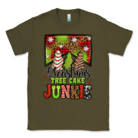Army Green Christmas tree cake junkie Classic Tee - Jasminsmagicworld