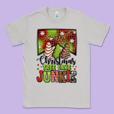 Christmas Tree Cake Junkie Classic Tee Designed By Jasminsmagicworld