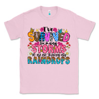 Bubblegum Pink ive survived too many storms to be thered by raind Classic Tee - CowhideDigitalArt