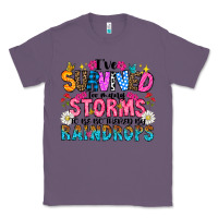 Lavender ive survived too many storms to be thered by raind Classic Tee - CowhideDigitalArt