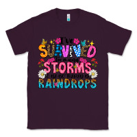 Plum ive survived too many storms to be thered by raind Classic Tee - CowhideDigitalArt