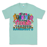 Seafoam ive survived too many storms to be thered by raind Classic Tee - CowhideDigitalArt