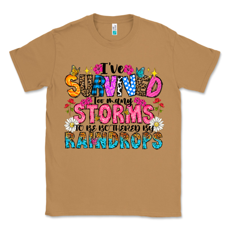 Ive Survived Too Many Storms To Be Thered By Raind Classic Tee by CowhideDigitalArt | Teevron