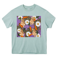 Arona easter bunny carrot daisys leopard glitter Heavy Core Tee - RanaPortraitStore