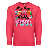 Cardinal bye bye school hello pool Premium Sweatshirt - BarkalooDesign