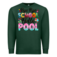 Sports Green bye bye school hello pool Premium Sweatshirt - BarkalooDesign