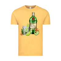 Vintage Mustard gin tonic bottle and cocktail Vintage Tee - AdoDesignShop