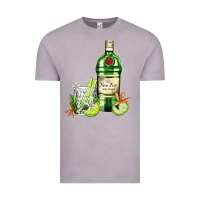 Vintage Zinc gin tonic bottle and cocktail Vintage Tee - AdoDesignShop