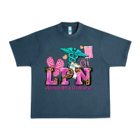 Midnight Navy lpn licensed practical nurse Urban Heavy Tee - AdoDesignShop