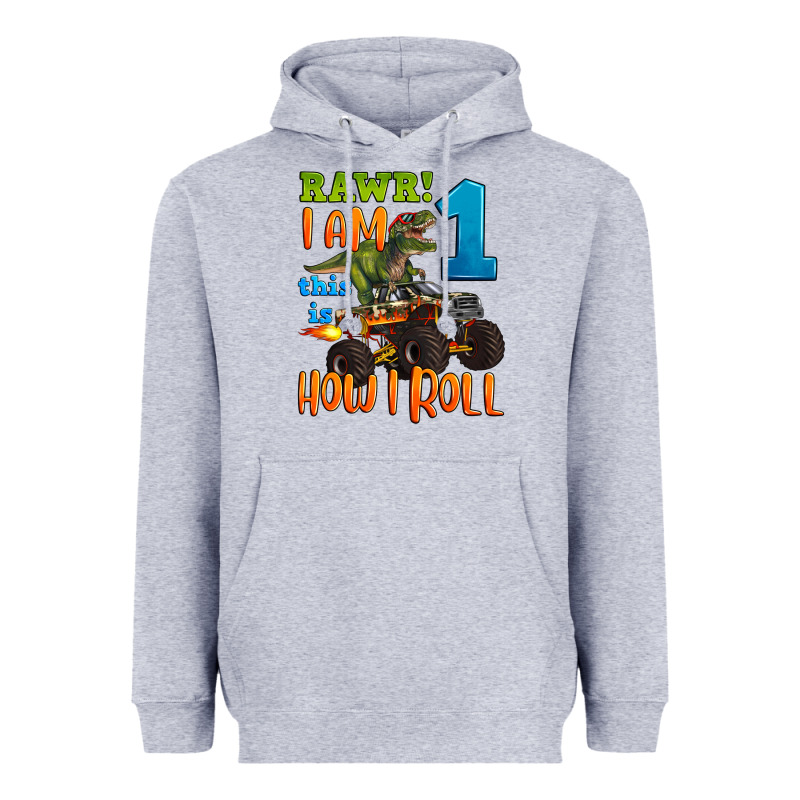 Rawr I Am One This Is How I Roll Heavyweight Hoodie by Artiststas | Teevron