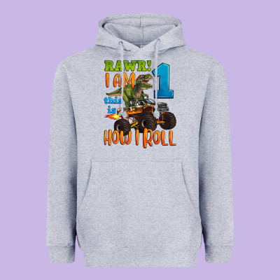 Rawr I Am One This Is How I Roll Heavyweight Hoodie Designed By Artiststas