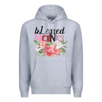 Heather Grey Blessed Nana Gifts for Nana or Grandma Premium Hoodie - Bettercallsaul