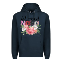 Navy Blessed Nana Gifts for Nana or Grandma Premium Hoodie - Bettercallsaul