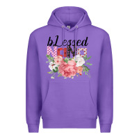 Purple Blessed Nana Gifts for Nana or Grandma Premium Hoodie - Bettercallsaul