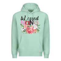 Seafoam Blessed Nana Gifts for Nana or Grandma Premium Hoodie - Bettercallsaul
