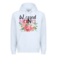 White Blessed Nana Gifts for Nana or Grandma Premium Hoodie - Bettercallsaul