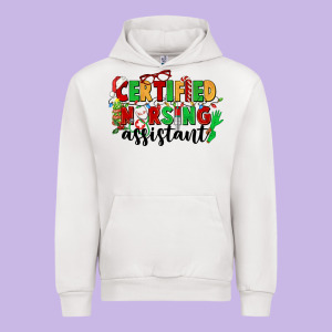 Certified Nursing Assistant Urban Hoodie Designed By Cowgirlartshop