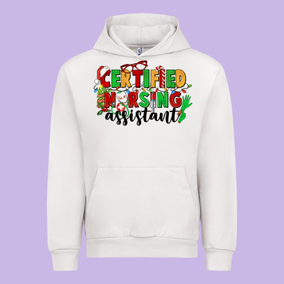 Certified Nursing Assistant Urban Hoodie Designed By Cowgirlartshop