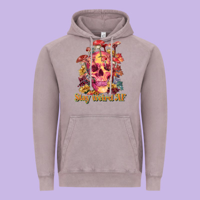Stay Weird Af Vintage Hoodie Designed By Ranaportraitstore