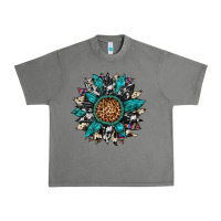 Tornado cowhide leopard serape gemstone  sunflower Urban Heavy Tee - Artiststas