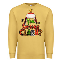Antique Gold you serious clark christmas tree Premium Sweatshirt - Jasminsmagicworld