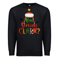 Black you serious clark christmas tree Premium Sweatshirt - Jasminsmagicworld