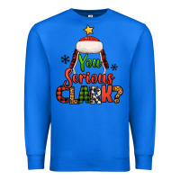 True Royal you serious clark christmas tree Premium Sweatshirt - Jasminsmagicworld