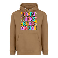 Toasted Coconut happy looks good on you Heavyweight Hoodie - Artiststas