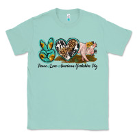 Seafoam peace love yorkshire pig Classic Tee - LillyAllenDesigns